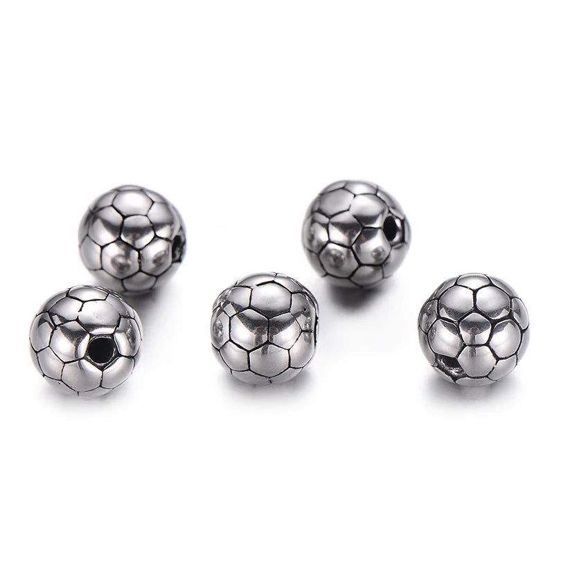 Pipitree DIY Vintage Stainless Steel Beads Claw Elephant Dragon Skull Beads Spacers Charms for Men Bracelet Jewelry Making