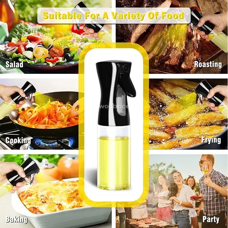 Spray Oil Polisher Spray Oil Dispenser Spray Dual Purpose Kitchen Oil Sprayer Can Leakproof   Bottle Kitchen Household