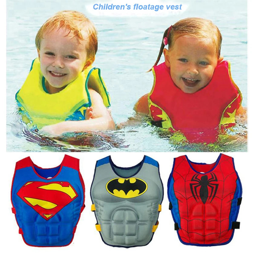 Hot Toys Baby swim vest Professional kids swimming float vests with two float plate Boy girl learn swimming aids swim trainer