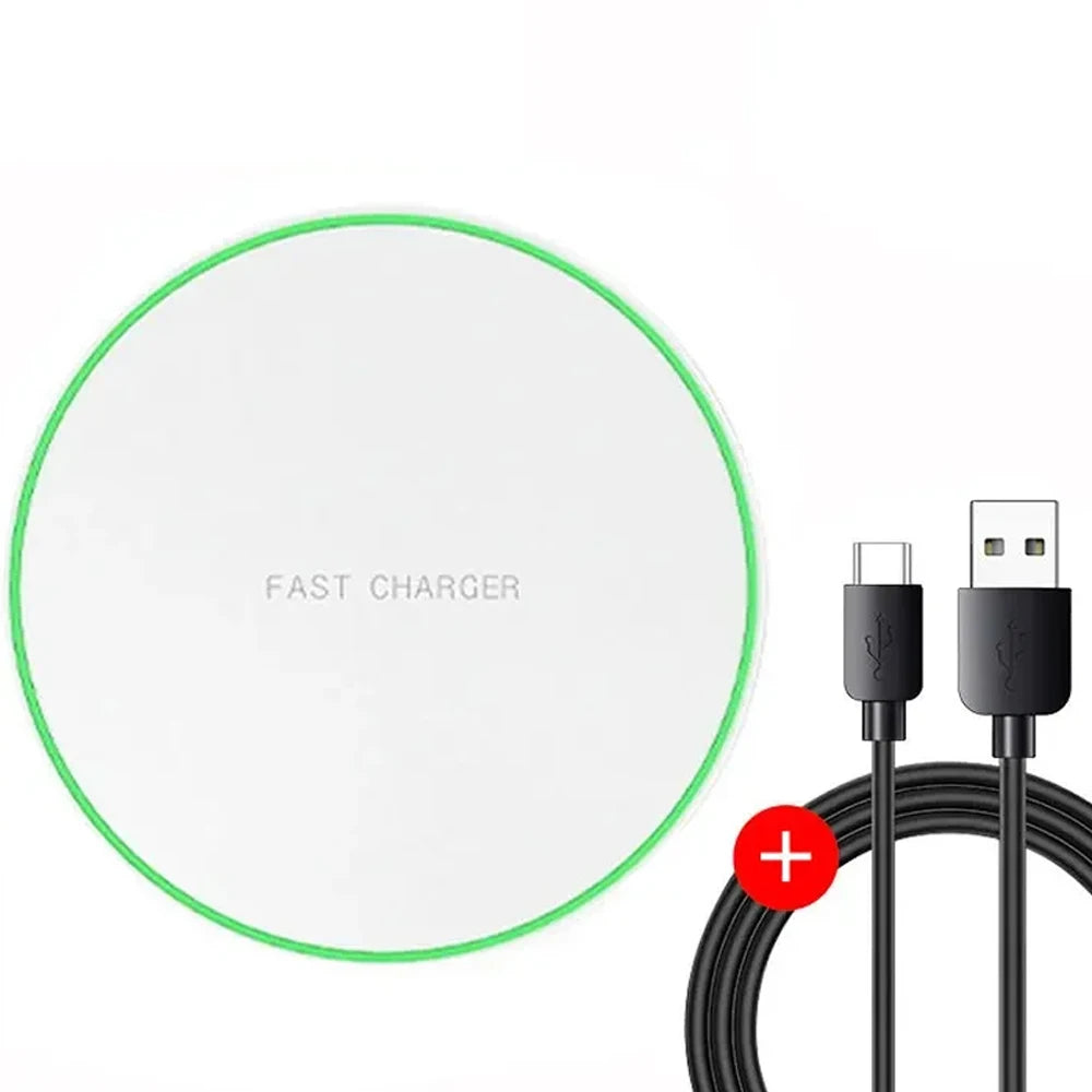 200W Wireless Charger Pad For iPhone 14 13 12 15 16Pro XS Max Induction Fast Wireless Charging Station For Samsung Xiaomi Huawei